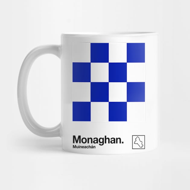 County Monaghan / Original Retro Style Minimalist Poster Design by feck!